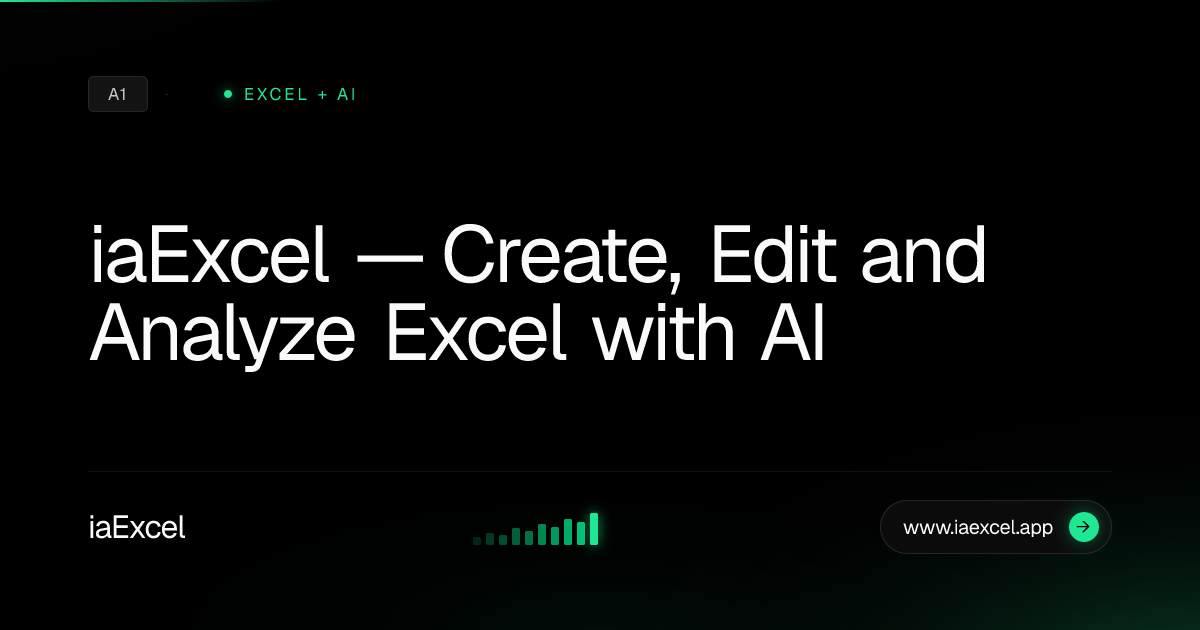 AI Chat for Excel: build, analyze and edit spreadsheets