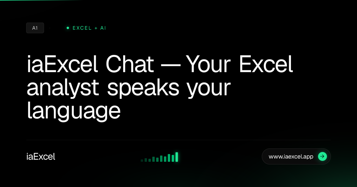 iaExcel Chat — Analyze your spreadsheets in plain English | iaExcel ...